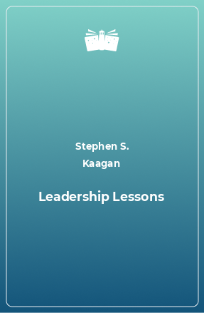 Книга Leadership Lessons