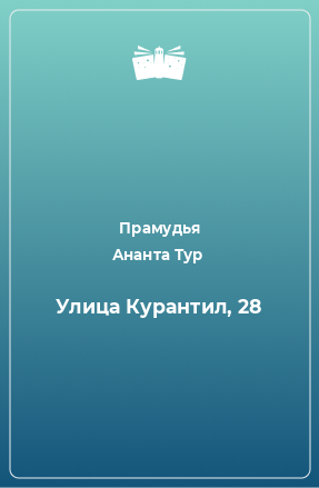 Книга Улица Курантил, 28