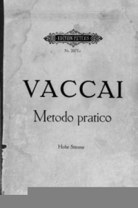 Книга Praktische Schule des italienischen Gesanges v. N. Vaccai