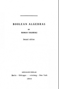 Книга Булевы алгебры