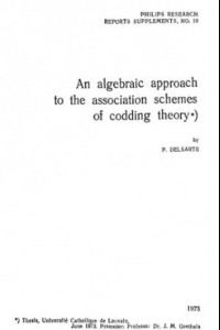 Книга Алгебраический подход к схемам отношений теории кодирования