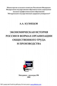 Книга Экономическая история России в формах организации общественного труда и производства