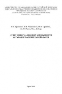 Книга Аудит информационной безопасности органов исполнительной власти