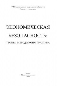 Книга Экономическая безопасность: теория, методология, практика