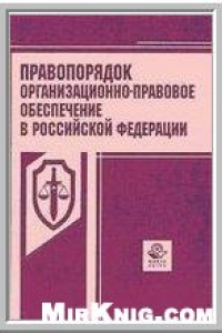 Книга Правопорядок-организационно-правовое обеспечение в Российской Федерации. Теоретическое административно-правовое исследование