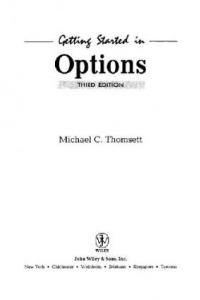 Книга Торговля опционами