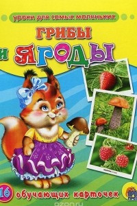 Книга Грибы и ягоды. 16 обучающих карточек