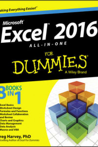 Книга Excel 2016 All-in-One For Dummies