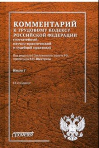 Книга Комментарий к Трудовому кодексу Российской Федерации. В 2-х книгах. Книга 1