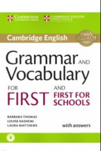Книга Grammar and Vocabulary for First and First for Schools. Book with Answers and Audio
