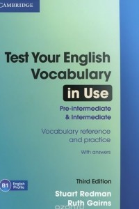 Книга Test Your English Vocabulary in Use: Pre-intermediate and Intermediate