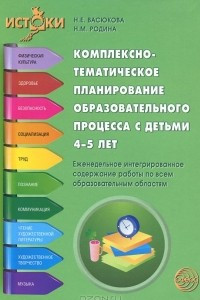 Книга Комплексно-тематическое планирование образовательного процесса с детьми 4-5 лет. Еженедельное интегрированное содержание работы по всем образовательным областям