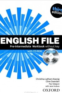 Книга English File: Pre-intermediate: Workbook without Key