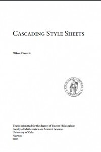 Книга Cascading Style Sheets