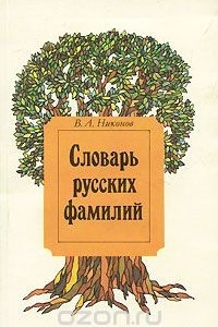 Книга Словарь русских фамилий