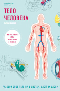Книга Тело человека. Интерактивный атлас по анатомии с вырубкой. Разбери свое тело на 6 систем. Слой за слоем