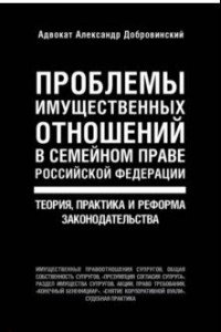 Книга Проблемы имущественных отношений в семейном праве РФ. Теория, практика и реформа законодательства