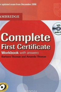 Книга Complete First Certificate: Workbook with Answers
