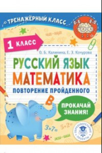 Книга Русский язык. Математика. 1 класс. Повторение пройденного