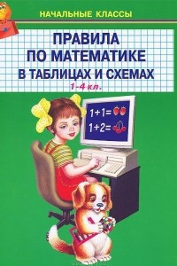 Книга Правила по математике в таблицах и схемах. 1-4 классы
