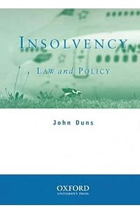 Книга Insolvency: Law and Policy