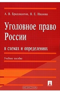 Книга Уголовное право России в схемах и определениях