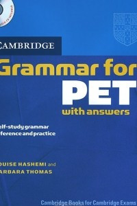 Книга Cambridge Grammar for PET: Book with answers