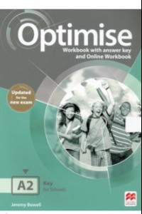 Книга Optimise A2. Workbook with Answer Key and Online Workbook