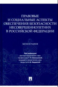 Книга Правовые и социальные аспекты обеспечения безопасности несовершеннолетних в Российской Федерации