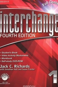Книга Interchange Level 1 Full Contact (+ Self-study DVD-ROM)