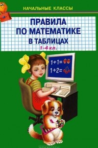 Книга Правила по математике в таблицах. 1-4 классы