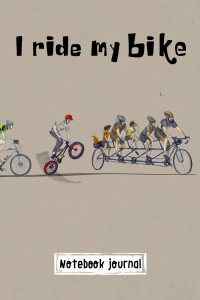 Книга Блокнот. I ride my bike. Велосипедисты