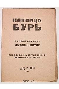 Книга Конница бурь. Второй сборник имажинистов